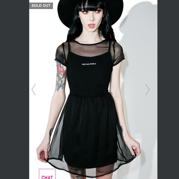 ISO!!!!!!! Daria Sheer Tee Dress - Picture 2 of 6